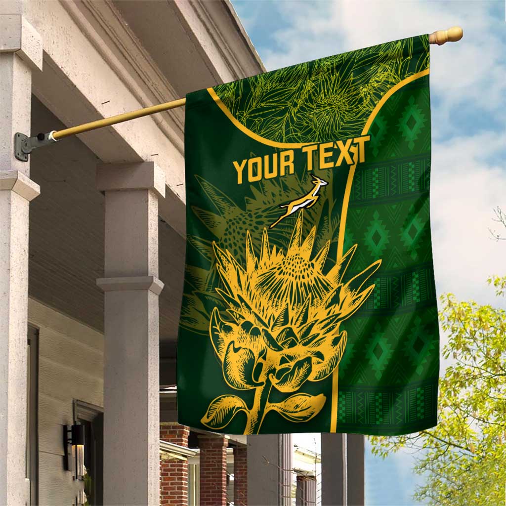 Custom South Africa Rugby Garden Flag Go Champions Springboks Flower LT14