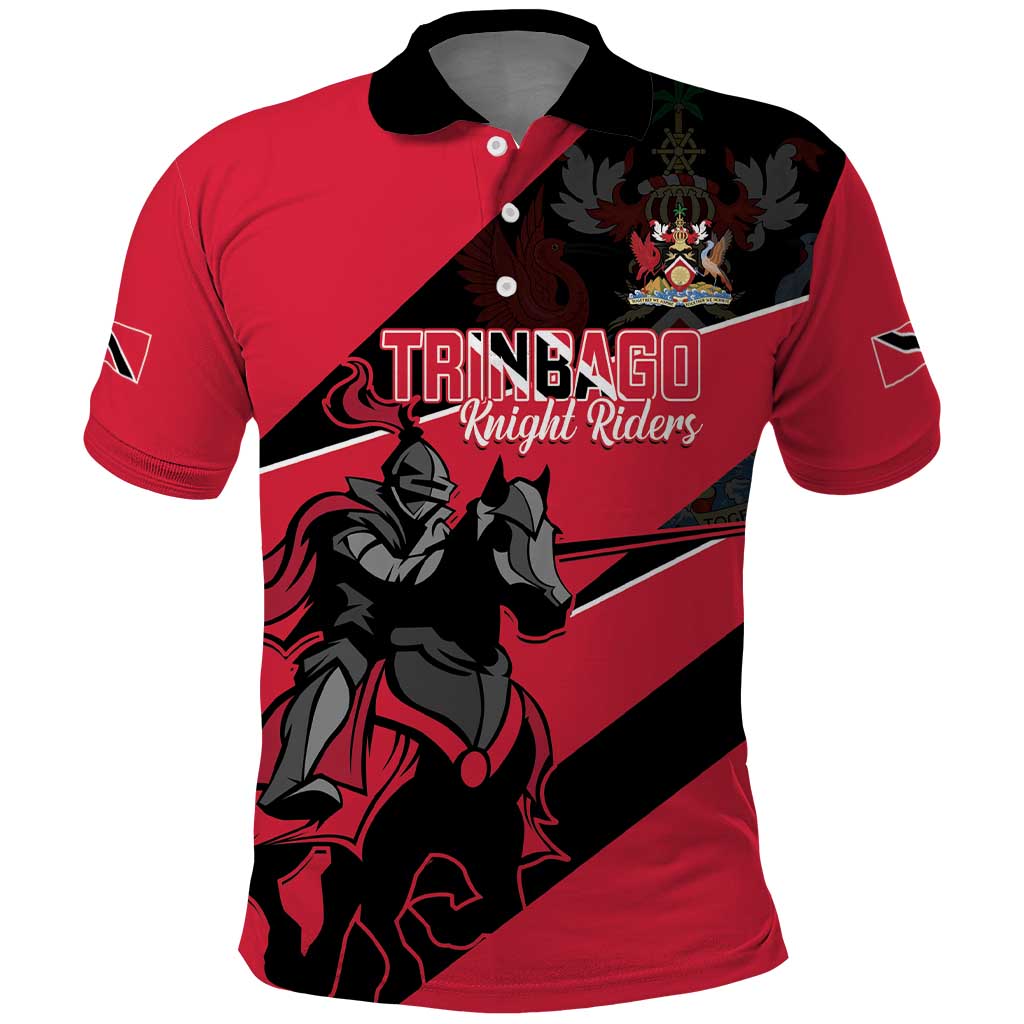 Custom Trinidad and Tobago Cricket Polo Shirt Come On Trinbago Knight Riders LT14