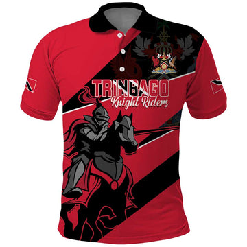 Custom Trinidad and Tobago Cricket Polo Shirt Come On Trinbago Knight Riders LT14
