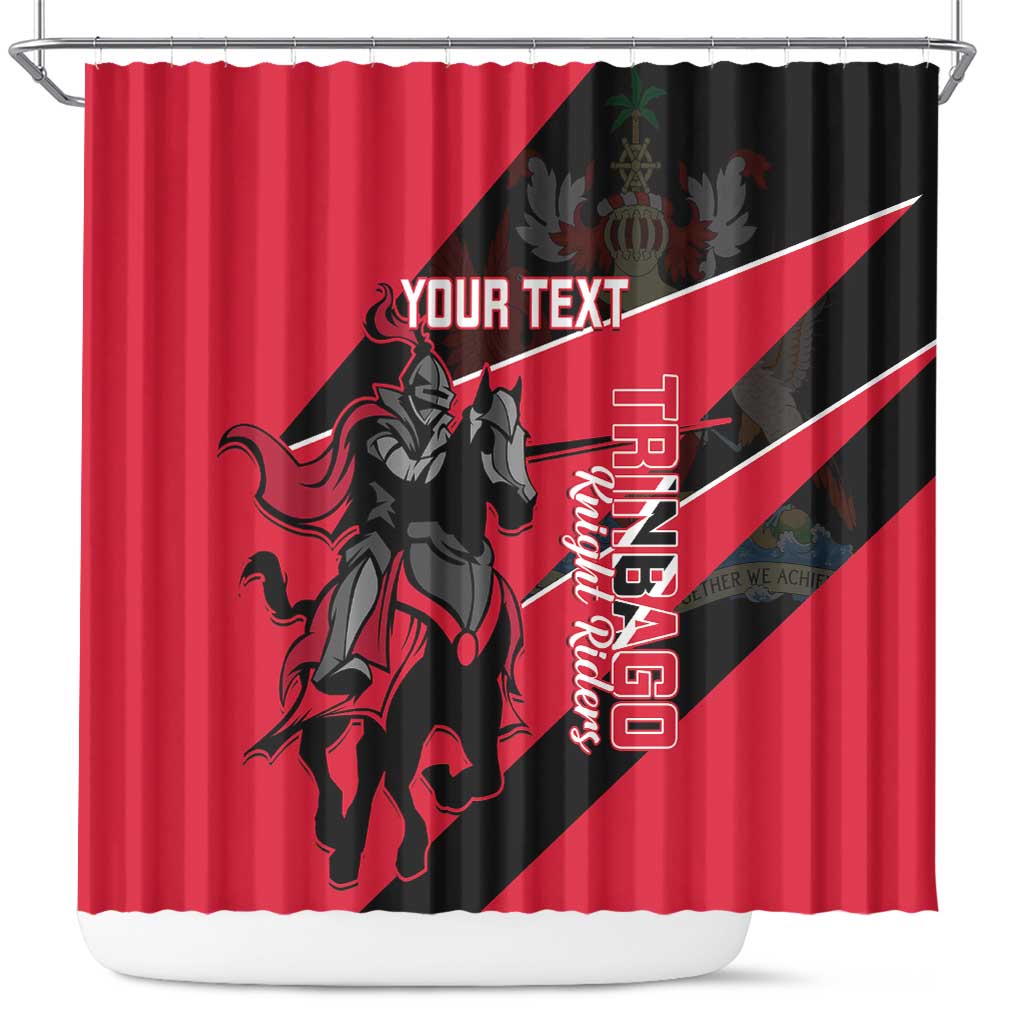 Custom Trinidad and Tobago Cricket Shower Curtain Come On Trinbago Knight Riders LT14