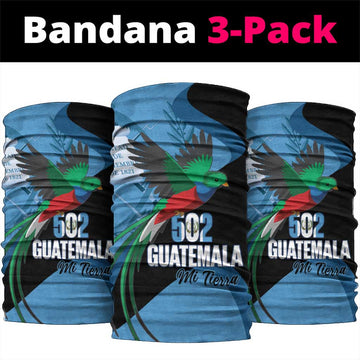 Guatemala Independence Day Neck Gaiter 502 Mi Tierra Resplendent Quetzal LT14