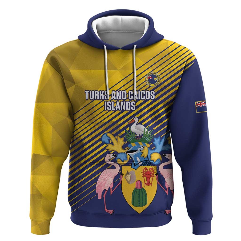 Custom Turks and Caicos Islands Football Hoodie 2025 Go Champions LT14