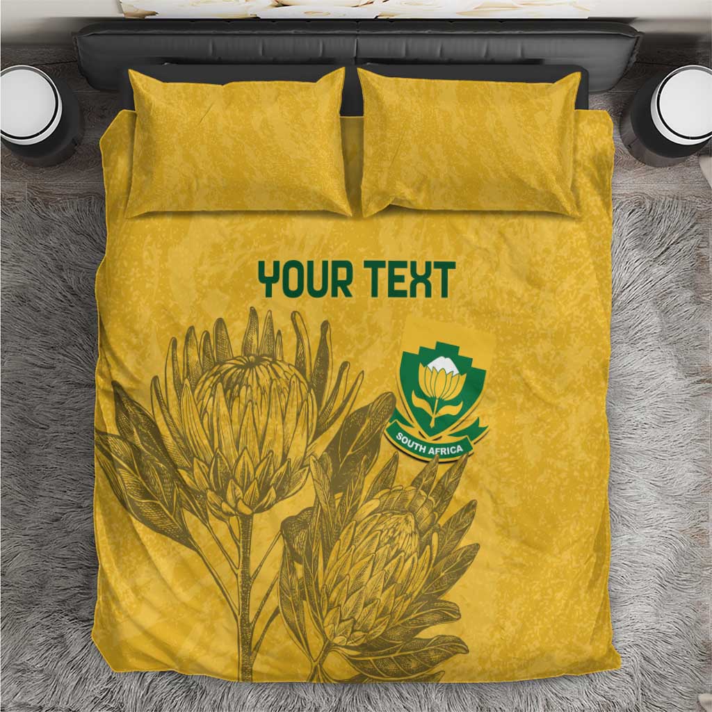 Custom South Africa Soccer Bedding Set Go Banyana Banyana Proteas LT14