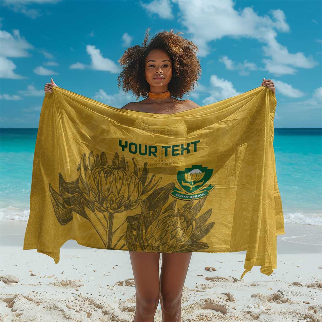 Custom South Africa Soccer Sarong Go Banyana Banyana Proteas LT14