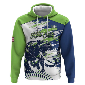 Kane County 2025 Baseball Custom Hoodie Come On Cougar LT14