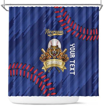 Chinandega 2025 Baseball Custom Shower Curtain Come On Tigres LT14
