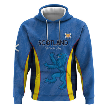 Custom Scotland Football Hoodie 2024 Go Champions Scottish LT14