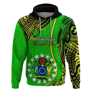 25 May Palmerston Island Gospel Day Hoodie Cook Islands Tribal Pattern LT14