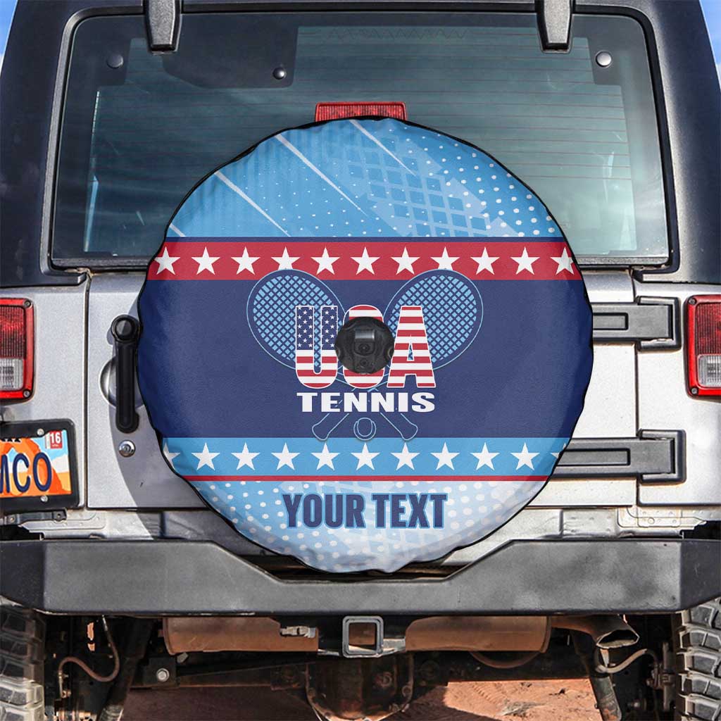 Custom United States Tennis Spare Tire Cover 2025 Go USA LT14