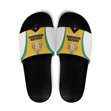 Guyana Cricket Slide Sandals Amazon Warriors Est 2013 Version LT14