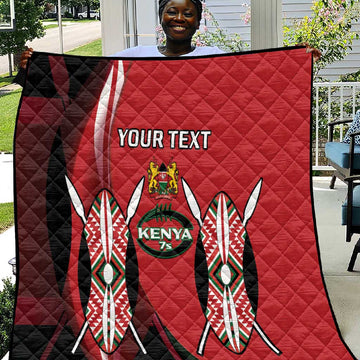 Custom Kenya Rugby Sevens Kenyan Sporty Version Quilt LT14