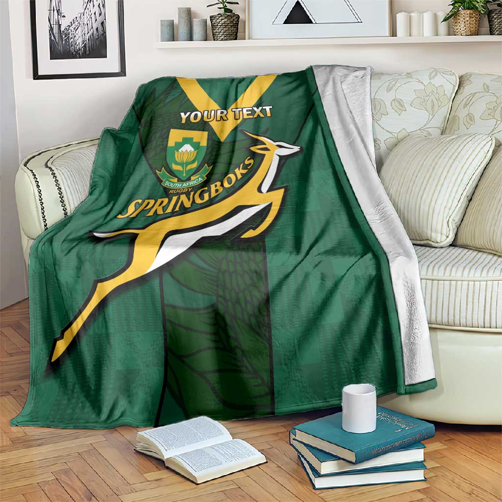 Custom South Africa Rugby Go Blitzboks Sevens Blanket LT14