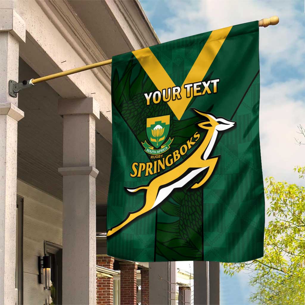 Custom South Africa Rugby Go Blitzboks Sevens Garden Flag LT14
