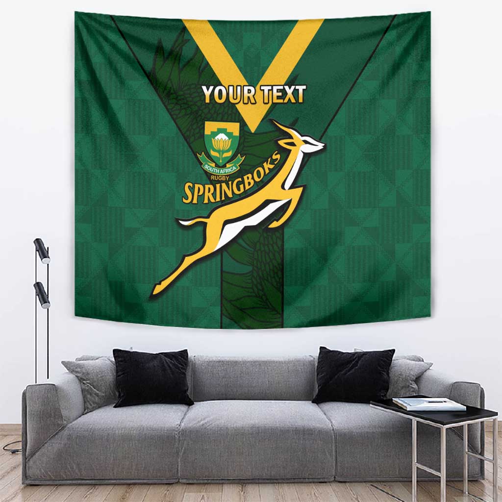 Custom South Africa Rugby Go Blitzboks Sevens Tapestry LT14