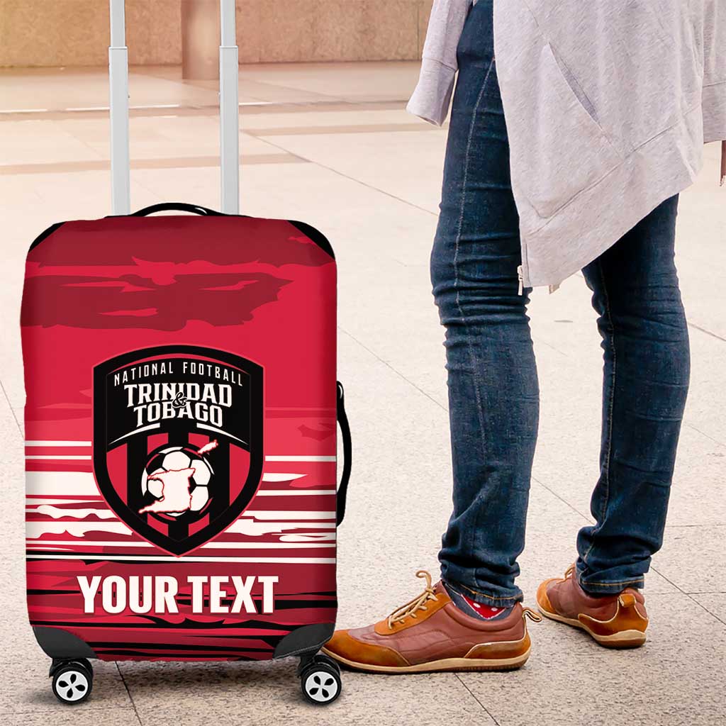 Custom Trinidad and Tobago Football Luggage Cover 2025 Grunge Version LT14