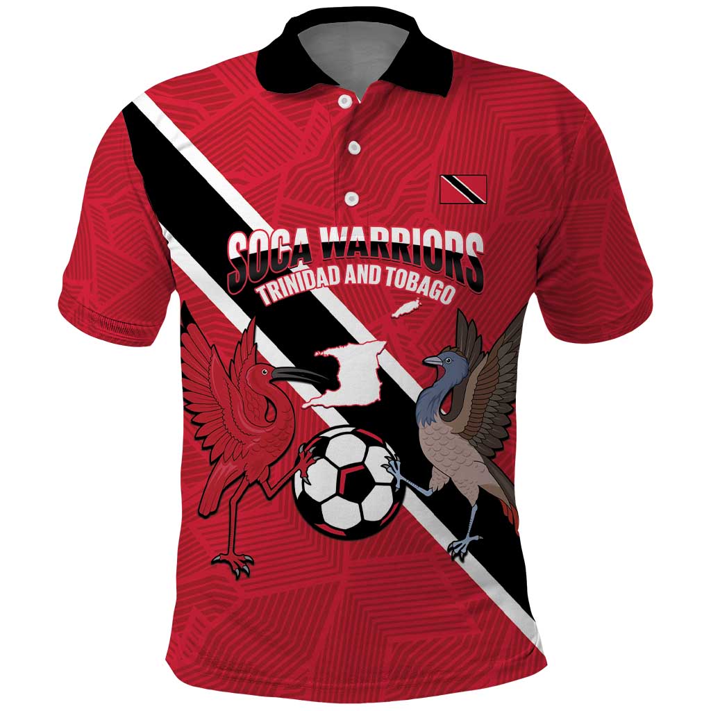 Custom Trinidad and Tobago Football Polo Shirt Come On Soca Warriors LT14