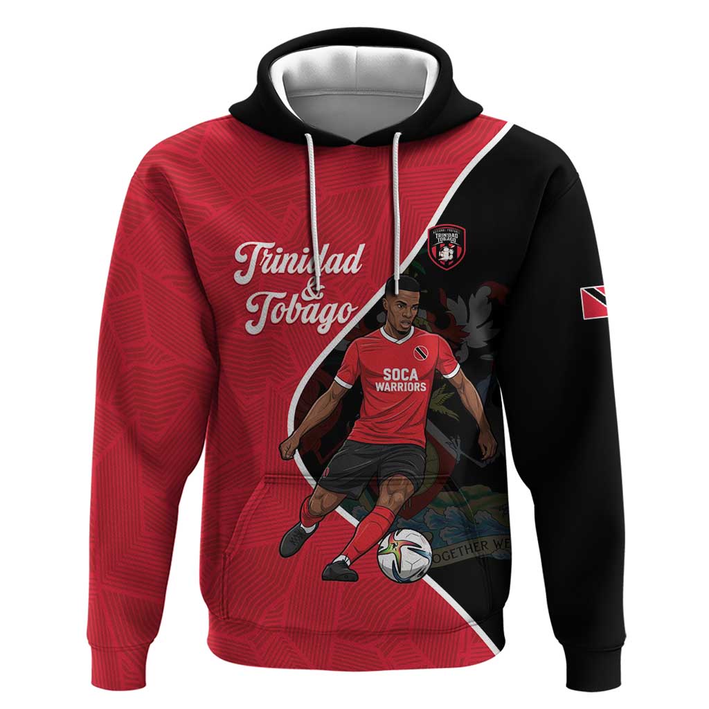 Custom Trinidad and Tobago Football Hoodie 2025 Go Champions LT14