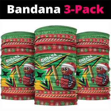 Guyana Cricket Christmas Neck Gaiter Amazon Warriors Merry Xmas LT14