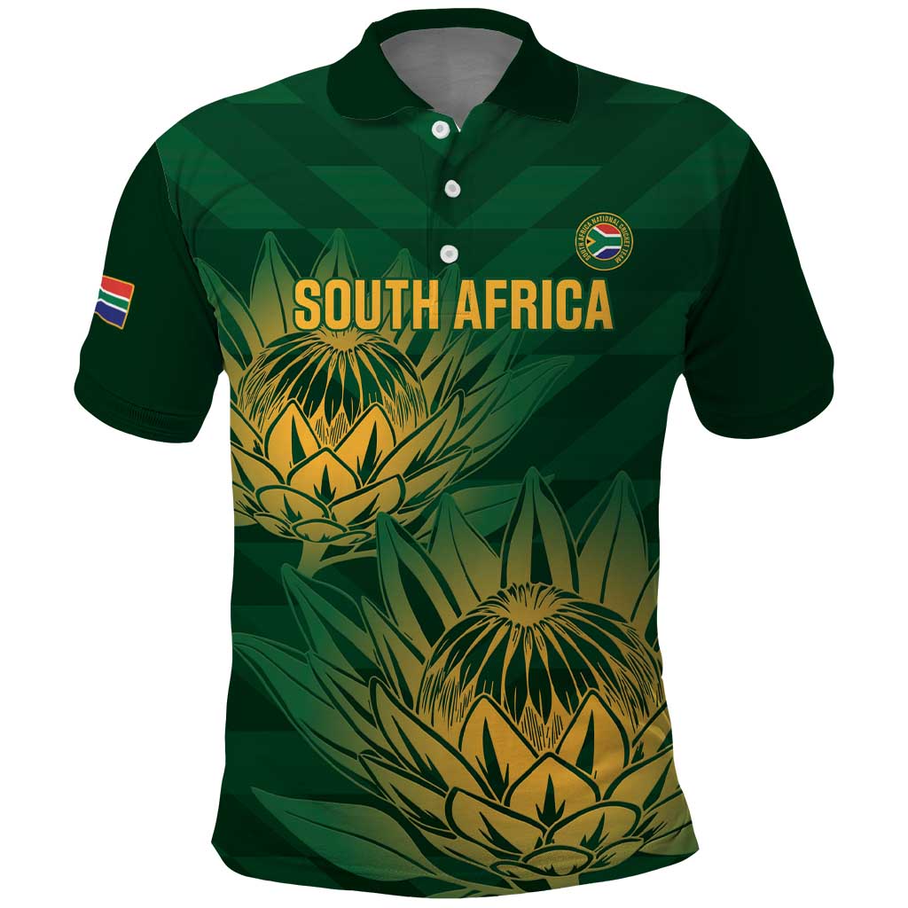 Custom South Africa Cricket Polo Shirt Go Champions Proteas LT14