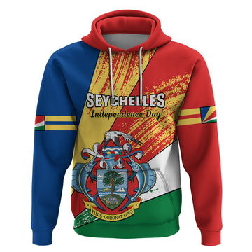 29 June Seychelles Independence Day Hoodie Flag Style LT14