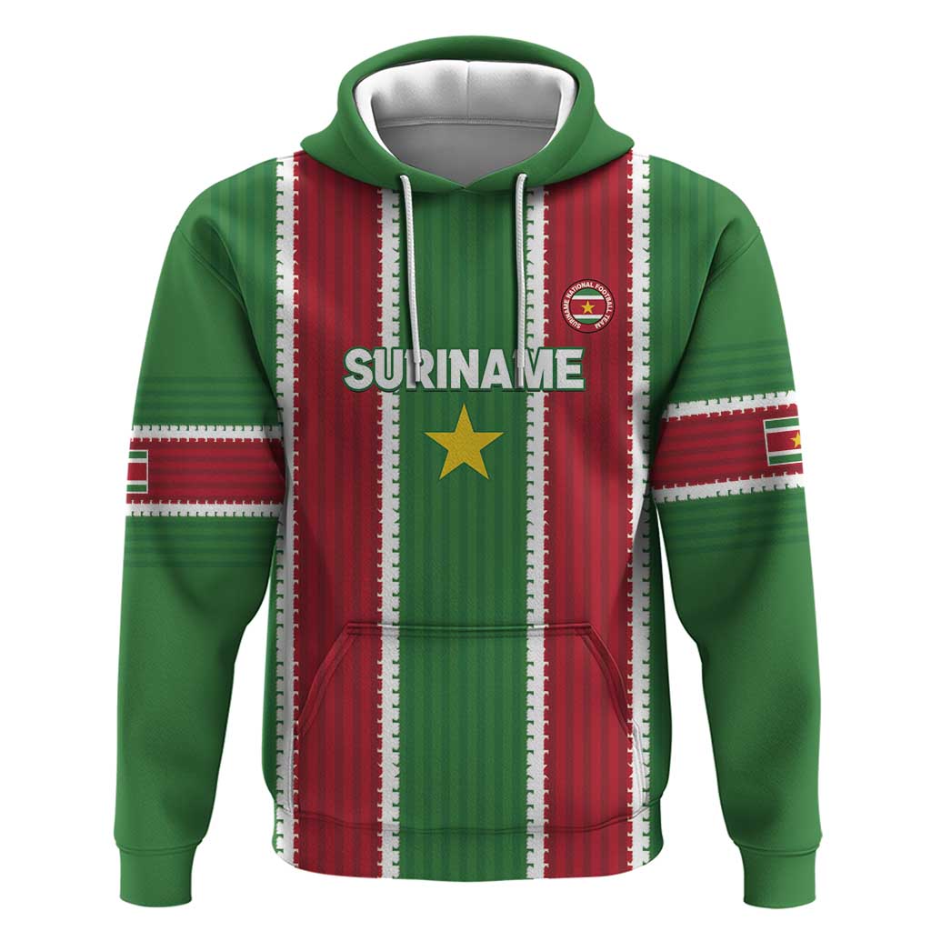 Custom Suriname Football Hoodie 2025 Go Natio Flag Color LT14