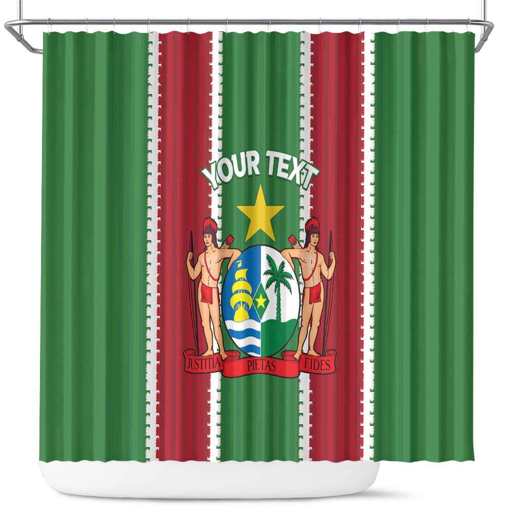 Custom Suriname Football Shower Curtain 2025 Go Natio Flag Color LT14