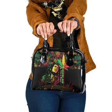 King Of Reggae Legend Bob Shoulder Handbag Rasta Cannabis LT14
