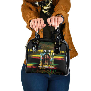 Jamaica Reggae Legend Tosh Shoulder Handbag Cannabis Pattern LT14