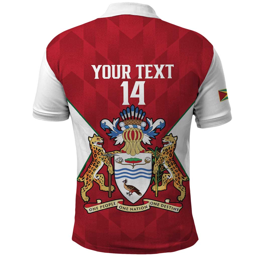 Amazon Warriors Guyana Cricket Custom Polo Shirt 2025 2nd Champions Proud LT14