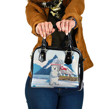 Greenland Shoulder Handbag Kalaallit Nunaat Polar Bear LT14