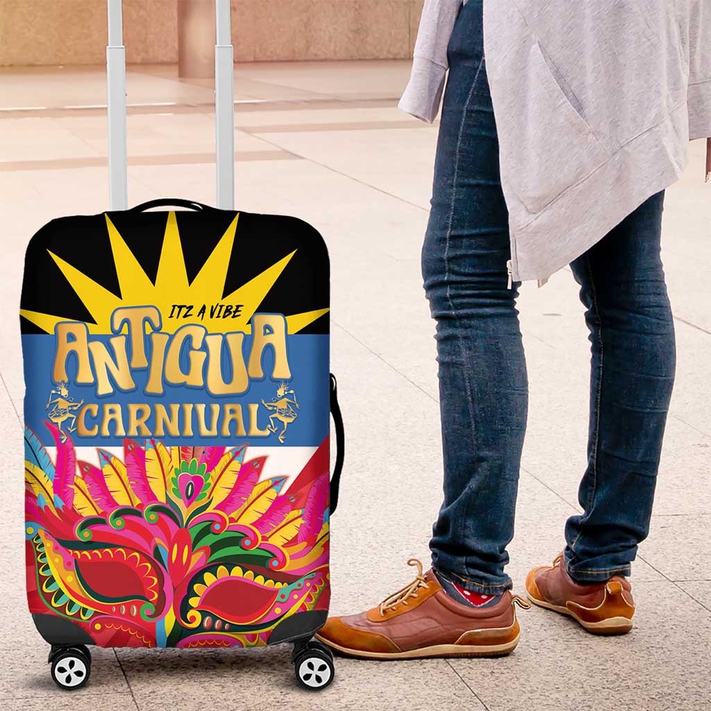 Antigua Carnival Luggage Cover Greatest Summer Festival Of Caribbean LT14