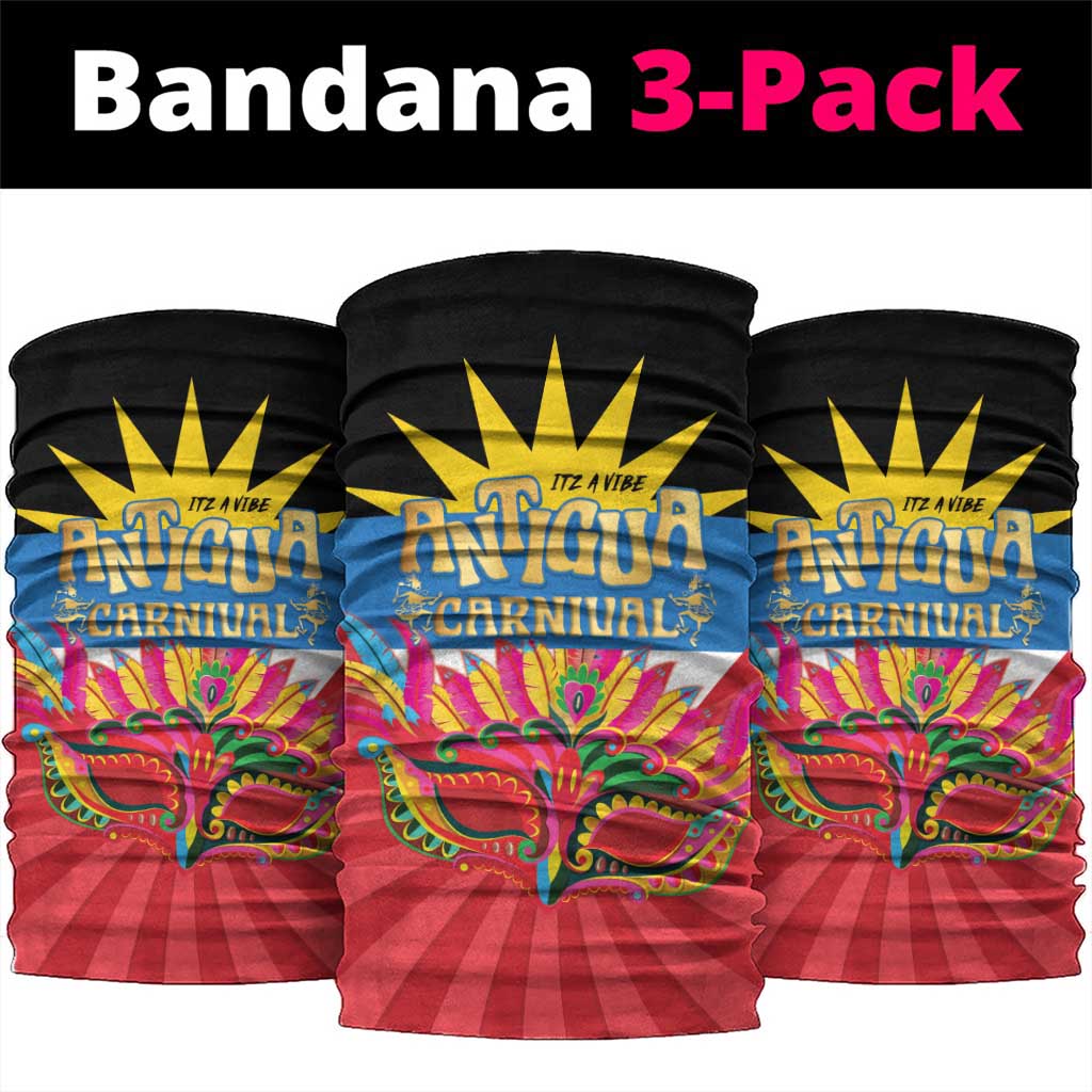 Antigua Carnival Neck Gaiter Greatest Summer Festival Of Caribbean LT14