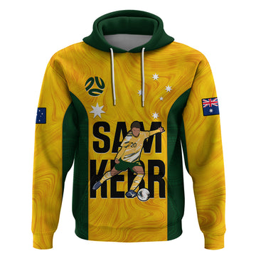 Australia Soccer Hoodie Sam Kerr Matildas Proud 2023 World Cup Yellow LT14