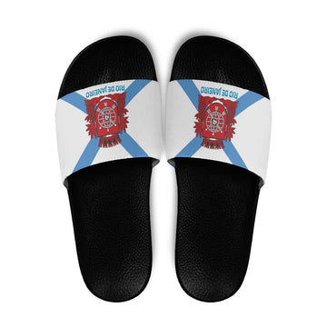 Rio de Janeiro Brazil Slide Sandals Flag Style LT14