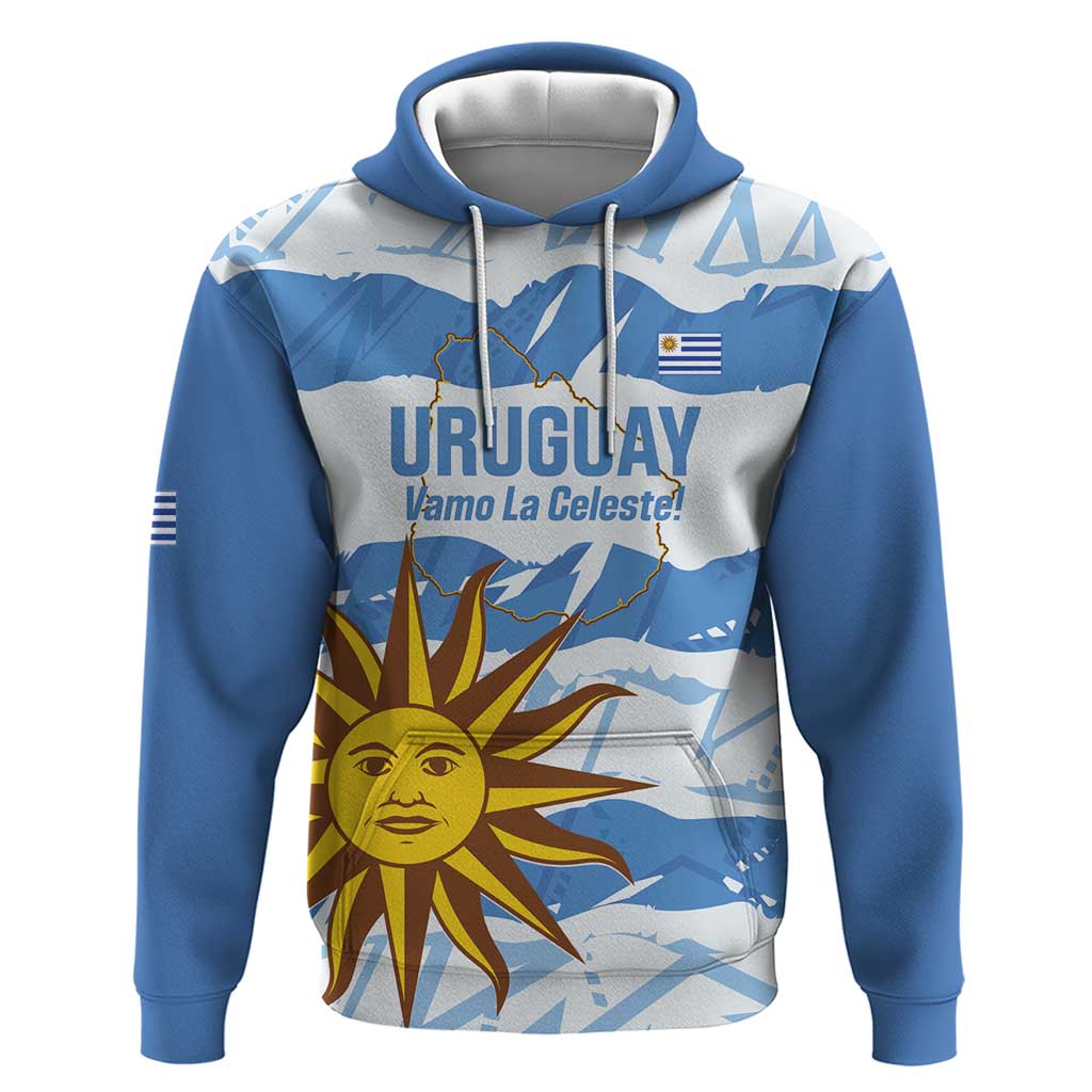 Custom Uruguay Football Hoodie Vamo La Celeste LT14