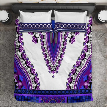 Africa Bedding Set African Dashiki Royal Purple Version LT14