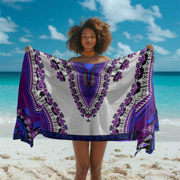 Africa Sarong African Dashiki Royal Purple Version LT14