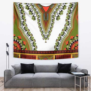Africa Tapestry African Dashiki Royal Gold Version LT14