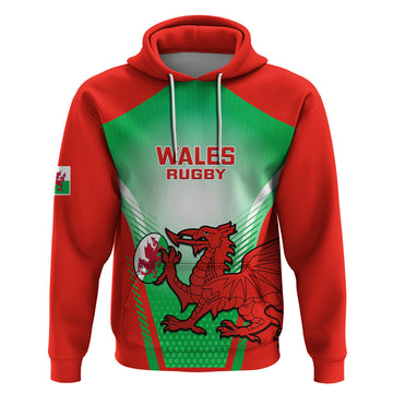 Custom Wales Rugby Hoodie 2023 Come On Cymru Champions World Cup LT14