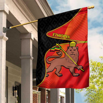 Ethiopia Derg Downfall Day Garden Flag Ethiopian Lion of Judah LT14