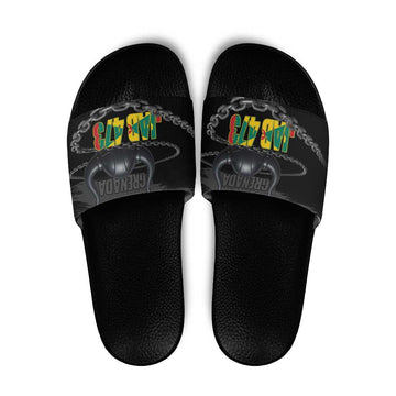 Grenada Jab Jab 473 Slide Sandals Spicemas Festival Chain Grunge Style LT14