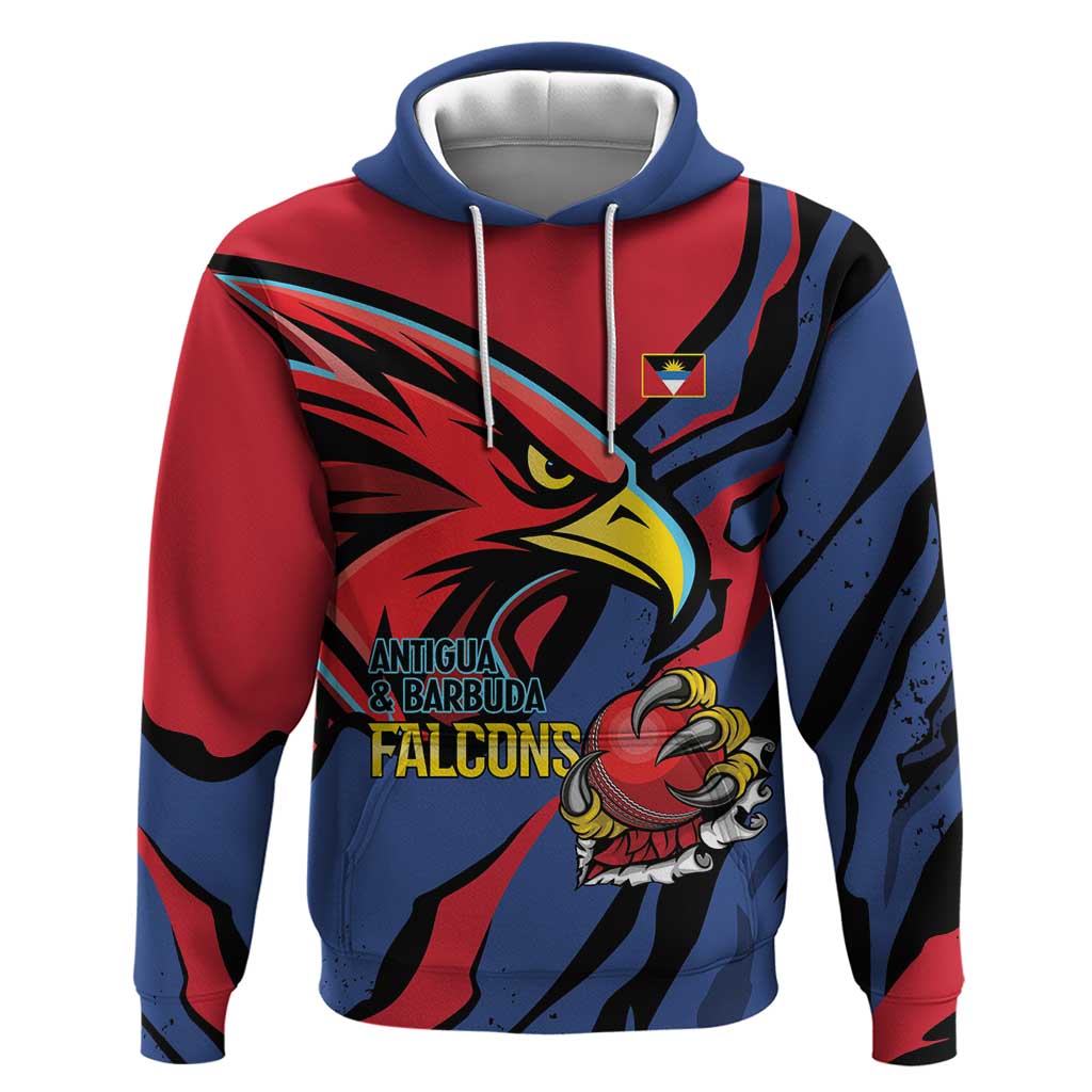 Antigua and Barbuda Cricket Custom Hoodie Go Champions Falcons LT14