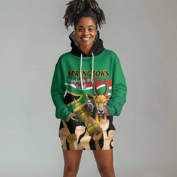 Personalised South Africa Special Holiday Hoodie Dress Springboks Champions Celebration Rugby Is My Soul LT14