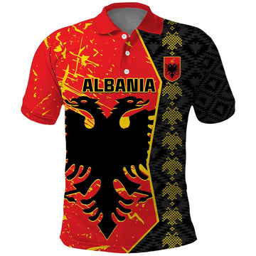 Albania Independence Day Polo Shirt Albanian Proud - Flag Color LT14