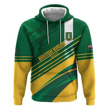 Custom British Virgin Islands Football Hoodie Come On Nature Boys LT14