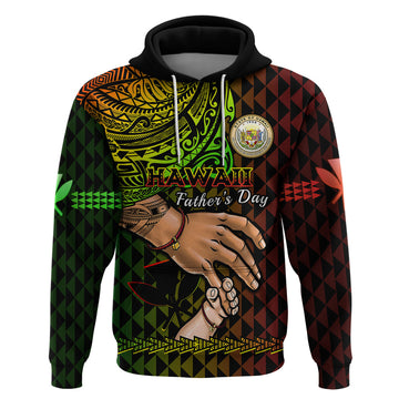 Personalised Father Day Hawaii Hoodie Kanaka Kakau Hauoli La Makuakane LT14