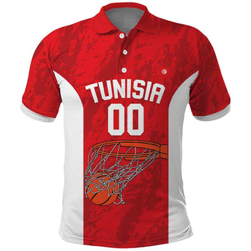 Tunisia Basketball Custom Polo Shirt Go Champions Eagles of Carthage LT14