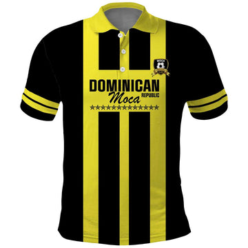 Moca Dominican Republic Football Custom Polo Shirt 2025 Come On The Cradle LT14