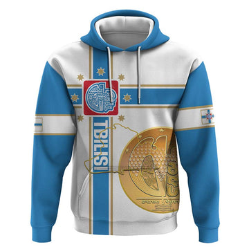 Georgia Tbilisi Capital Hoodie The Warm Place Flag Style LT14
