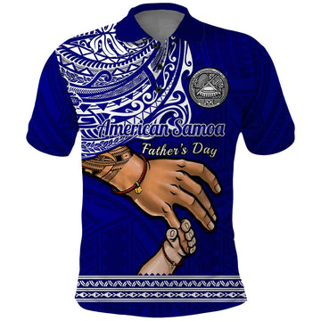 Polynesian Pride Father Day American Samoa Polo Shirt I Love You Dad LT14